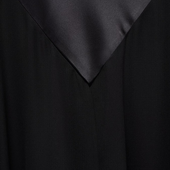 SEMI-TRANSPARENT SILK DRESS COMBINED BODY - Picture 7 of 10